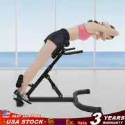 Roman Chair Back Extension Machine, Adjustable Hyperextension Bench - Hamstring