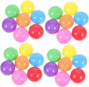 ERINGOGO 50pcs Colored Ocean Balls for Safe Plastic Ball Pit for Swimming Pool Indoor Play and Bath Lightweight and Fun