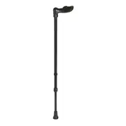 Rebotec Fischerstock Walking Stick, Black, Right