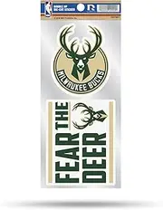 Rico Industries NBA Double Up Die Cut 2-Piece Sticker Sheet