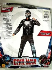 RUBIES COSTUME CAPTAIN AMERICA CIVIL WAR CROSSBONES DELUXE CHILD COSTUME SMALL