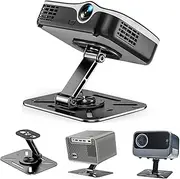 Desktop Projector Mount, 360° Rotating Projector Wall Mount, Projector Ceiling Mount with 1/4 Thread Compatible with Most Projectors, Projector Stand for Home Cinema, Playroom, Office
