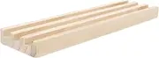 LALADEFIEE Wooden Domino Rack Non Slip Game Holder for Domino Tiles Stand for and Learning Alphabet Base