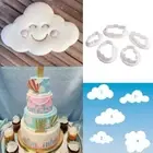 High Quality Cloud Shape Cutter Set of 5 Made from Food Grade Plastic Material