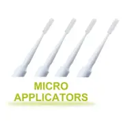 100Pcs Dental Disposable Micro Tooth Applicators Brushes Ultrafine Tips 1.0mm