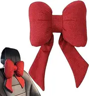 Car Neck Support Pillow,Bow Tie Pillow for Neck Support | Headrest Pillow for Vehicle, Cute Bowknot Auto Pillow for Head Rest, Car Interior Accessory Buniq