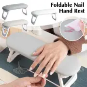 Foldable Nail Arm Rest PU Leather Nail Hand Rest For Nails with Table V2S2