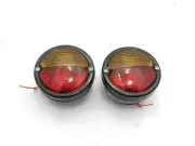 Tail Break Marker Light Pair Fits For Willys Ford Jeep MB Gpw M38 CJ2A CJ3A CJ3B (for: Jeep)