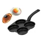 Non-stick Fried Egg Pan 4 Grids Pancake Pan Omelette Skillet Bread