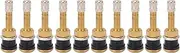 10 Pcs Valve Stems TR500 Straight Brass Heavy Duty Clamp Ideal for Tubeless Truck Tires Ensuring Long Lasting Performance and Safety