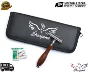Razor Shaver SAFETY 10 Double Edged Blades Premium Quality+Gift Case