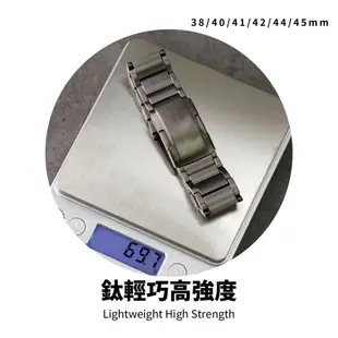 【太空金屬-鈦Ti】AllTi22 經典三排鈦合金 Apple watch通用錶帶 Ultra S9 S8 S7 SE