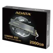 O-Adata 2TB LEGEND 800 PCIe Gen4 x4 M.2 2280 Solid State Drive Supports NVMe 1.4