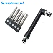 5Pcs Special-shaped Screwdriver Set 6.35mm 1/4 U-shaped Y Shape Triangle Inner Cross New Three Points Screwdriver Bit Tool Screwdriver set A