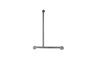 Dolphy Offset Flush Mount Shower Grab Rail LH Stainless Steel 1100 x 700 mm - Silver
