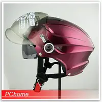 在飛比找PChome24h購物優惠-【GP-5 026 泡泡鏡 安全帽 糖果紫 】雙層遮陽鏡片、
