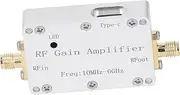 RF Gain Amplifier 10MHz-6GHz 10dB Low Noise Signal Module Transmitter 5V Type C Compact Size Aluminum Alloy SMA Female