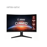 在飛比找蝦皮購物優惠-米特3C數位–MSI 微星 Optix G271C 27型/