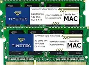 Timetec 16 GB Kit (2 x 8 GB) Compatible with Apple DDR3 1067 MHz/1066 MHz PC3-8500 RAM for Mac Book (Mid 2010 13 inches), Mac Book Pro (Mid 2010 13 inches), iMac (Late 2009 27 inches), Mac Mini (Mid