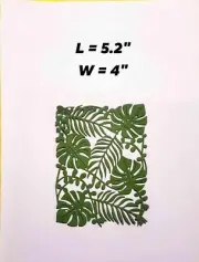 LEAVES BACKGROUND BORDERS PAPER DIECUT FOR SCRAPBOOK AND CARD EMBELISHMENT DECOR