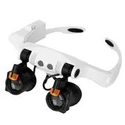 Magnifier Glass Adjustable Double Light Loupe Microscopes Jewelery Precision Parts Watch Repair Illumination Magnifying Glasses