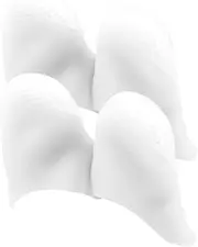 COLLBATH 2Pairs Elastic Toe Protectors of Silicone Toe Guards Comfortable Foot Accessory for High Heels Athletic Shoes Breathable Design for Cushioning Decompression