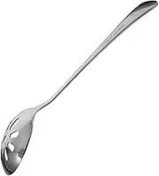 KICHOUSE Stainless Steel Colander Mini Slotted Spoon Easy to Clean Compact Kitchen Essential
