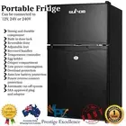 Glacio 90L Portable Fridge Bar Freezer Cooler Upright 12V/24V/240V Caravan Car
