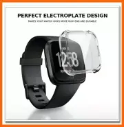 For Fitbit Versa 2/ 3 Screen Protector Soft TPU Silicone Shell Frame Case Cove