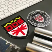 Doomsday - Pair of Prop DDS Security Vehicle Stickers / Cosplay Equipment Decals