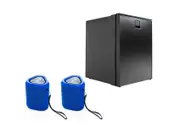 Kings Stayzcool 85L Fridge Freezer -12V/24V -Upright + 2 X Bluetooth Speakers