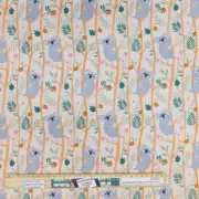 Quilting Patchwork Fabric Koala in Tree Allover 50x55cm FQ