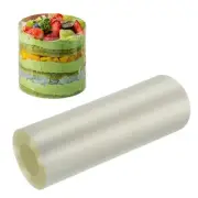 6-Inch Cake Collars Transparent Acetate Sheet Cake Rolls Clear Cake Strips Ac...