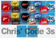 Code 3 Adhesive Vinyl Trailer Decals - Mars Various - 1/50 1/64 1/76 1/87 1/148