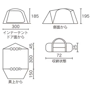 含關稅 Coleman 透氣圓頂露營帳V 300 4-6人帳 野營 露營 CM 38138 入門款 4人帳篷 6人帳篷