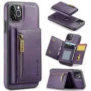 DG.MING M5 Series For iPhone 11 Pro Case Detachable ic Leather Phone Cover with Card Slots