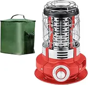 Patio Heater - Portable Camping Burner | 1500W Outdoor Space Heater Portable Tent Heater Stove with Tip-Over Protection for Camping