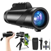 Monocular Telescope, 80x100 High Power Monocular Telescope for Stargazing, Mo...