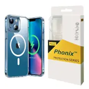 [CJK1467M] Apple iPhone 14 Max Clear Rock Hard Case with MagSafe, Non-Slip