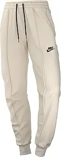 [Nike] FB8330-110 W NSW TCH FLC MR JGGR Pants Women's Pale Ivory/Black Size L-S