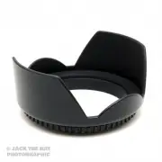 Lens Hood Shade Petal 55mm Camera DSLR Mirrorless Rotating with Locking Ring