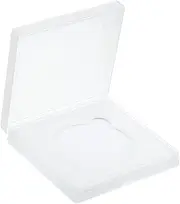 uxcell 72mm Lens Filter Case, 1pcs Camera Filter Case Portable Lens Filter Box Water Resistant Dustproof Plastic for Photography Filter Storage