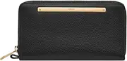 [FOSSIL] Women's Liza Leather Zip Around Clutch Wallet With Retractable Wristlet Strap for Women