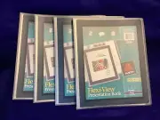 Avery Flexi-View Presentation Book Durable Poly Material, 24 Pockets, Navy~Lot 4