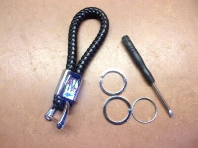 CADILLAC KEYCHAIN KEY FOB CHAIN RING New in Opened Package w/3 Rings FREE S/H!