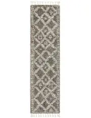 [Rug Culture] Saffron 33 Runner Rug in Grey