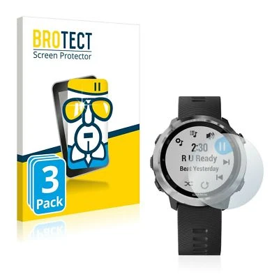 Garmin Forerunner 645 Music, 3x BROTECT® AirGlass® Premium Screen Protector Hard