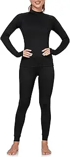 [MIER] Women’s Long Sleeve Mock Turtleneck Base Layer Lightweight Thermal Compression Running Athletic Workout Top Tee Shirts