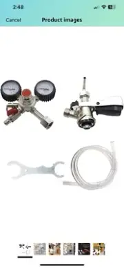 Kegerator Parts Handle Beer Faucet Flow Rate Regulator Kit for Home Home Brew...