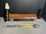Aulos Tenor 211A-E Professional Alto Recorder w/ Chart Rod Cream New